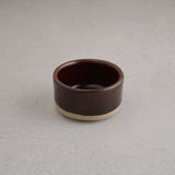 Brown Rimmed Condiment Bowl