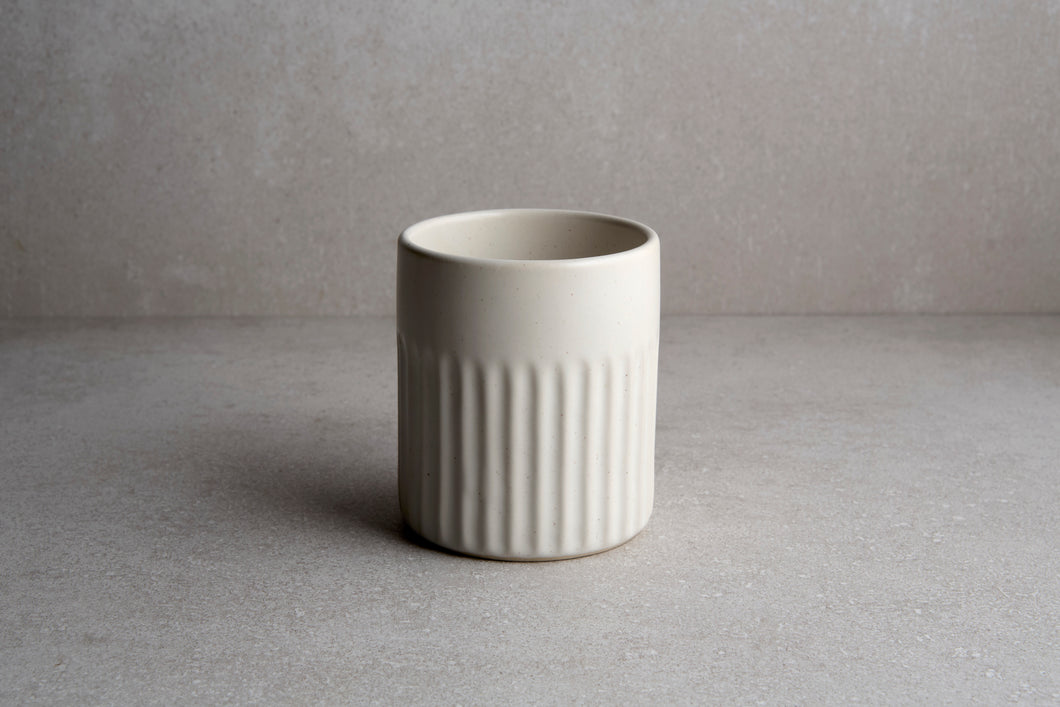 Ribbed Water Cup