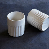 Ribbed Water Cup