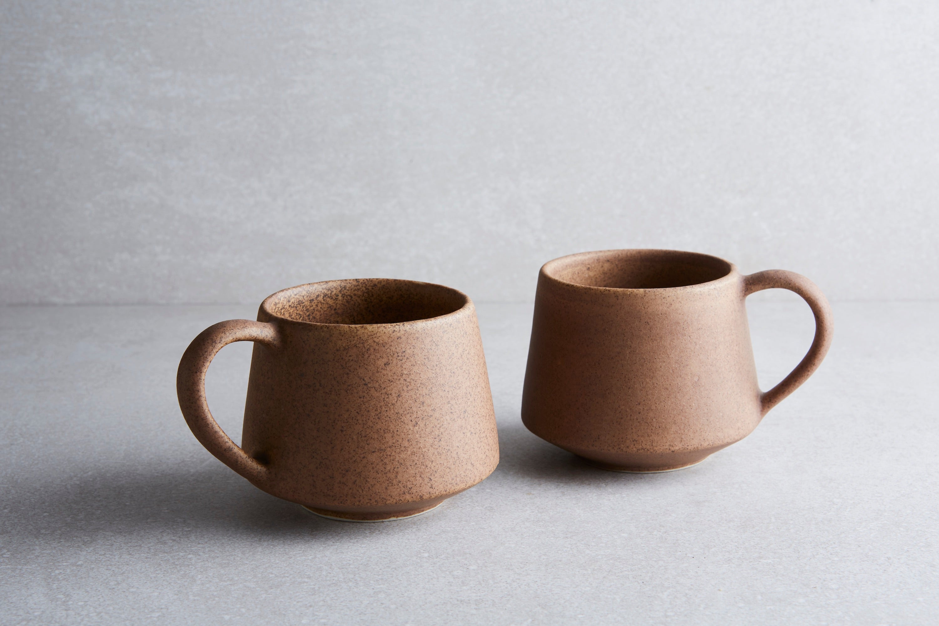 Knotwork LA — Tall Garden Mugs - Brown Clay