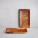 Teak Rectangle Plate