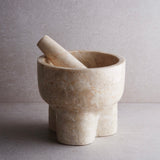 Marble Mortar & Pestle - Cream