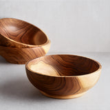Teak Popcorn Bowl